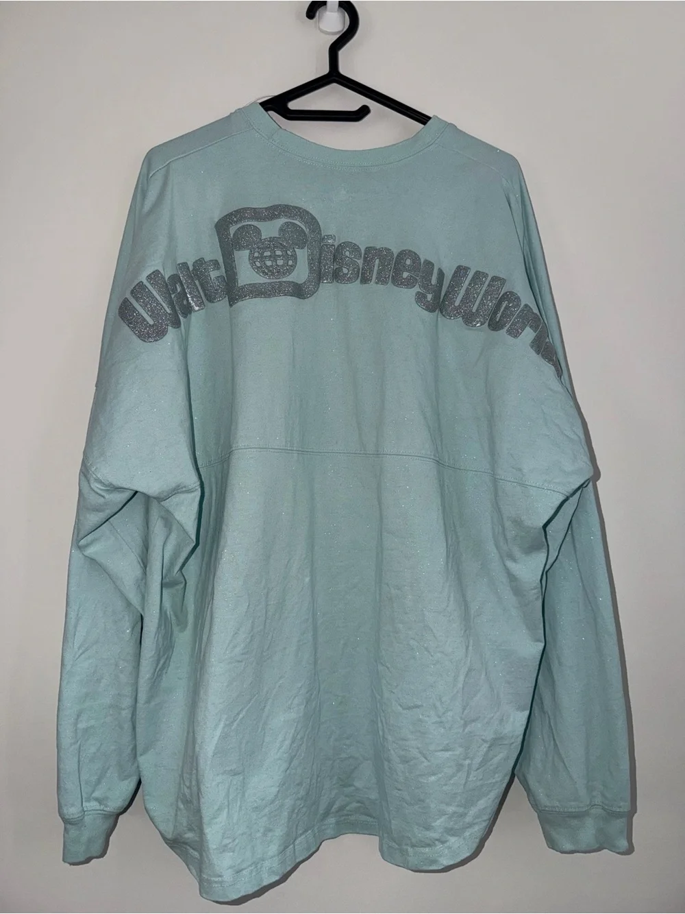 Disney Parks Arendelle Aqua Sparkle Glitter Spirit Jersey Blue 2X disneybounding - Picture 3 of 7
